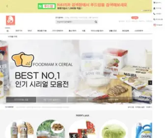 Foodmam.co.kr(수입상품종합쇼핑몰) Screenshot