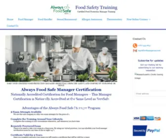 Foodmanagerusa.com(Food Manager Certification) Screenshot