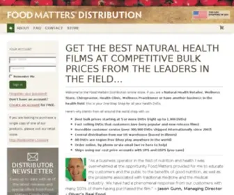 Foodmattersdistribution.com(WHOLESALE and TRADE Enquiries) Screenshot