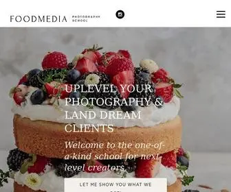 Foodmediaschool.com(Food Media Photography School) Screenshot