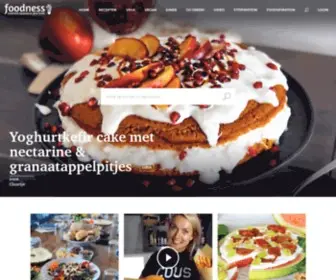 Foodness.nl(Recepten & blogs over lekker & duurzaam leven) Screenshot