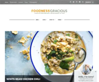 Foodnessgracious.com(Foodness Gracious) Screenshot