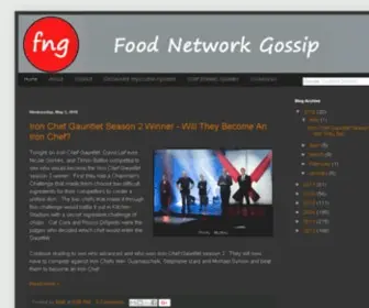 Foodnetworkgossip.com(Food Network Gossip) Screenshot