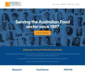 Foodnut.com.au(Food and Nutrition Australia) Screenshot