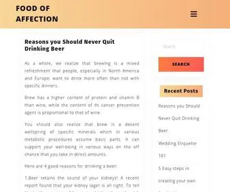 Foodofmyaffection.com(Information) Screenshot