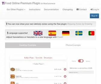 Foodonlineplugin.com(Food Online Premium for WooCommerce) Screenshot