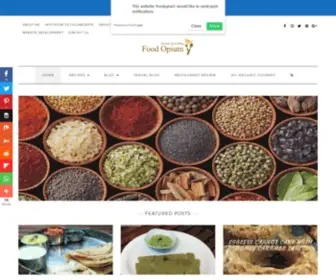 Foodopium.in(Food & Travel Blog) Screenshot