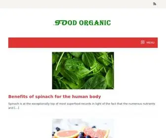 Foodorganic.org(Food Organic) Screenshot