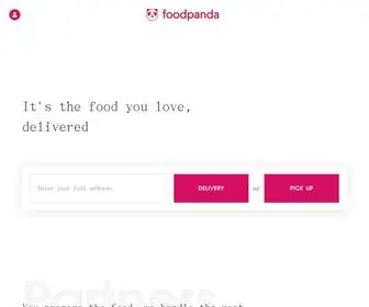 Foodpanda.hk(Food and groceries delivery service in Hong Kong) Screenshot