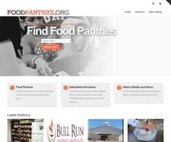 Foodpantries.org(Food Pantries) Screenshot