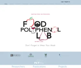Foodphenolab.com(Food Chemistry REQUIMTE LAQV) Screenshot