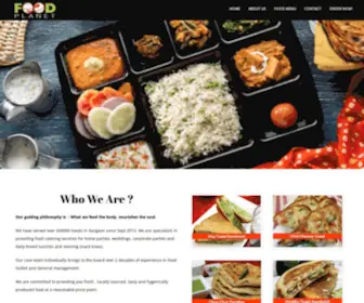 Foodplanetonline.com(Food Planet Gurgaon) Screenshot