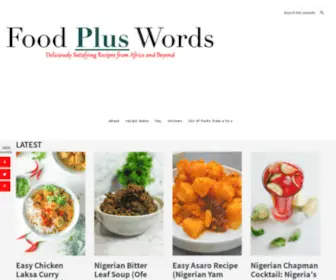 Foodpluswords.com(Food Plus Words) Screenshot