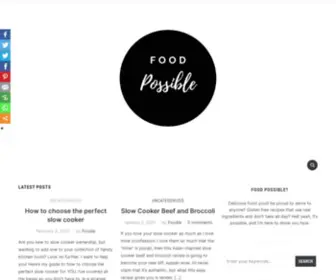 Foodpossible.com(foodpossible) Screenshot