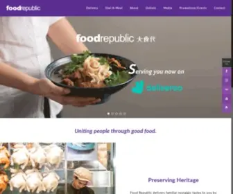 Foodrepublic.com.sg(Food Republic Singapore) Screenshot