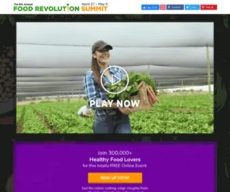 Foodrevolutionsummit.org(Join the FREE 2022 Food Revolution Summit) Screenshot