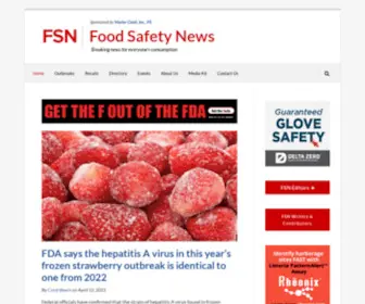 Foodsafetynews.com(Food Safety News) Screenshot