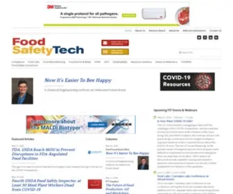 Foodsafetytech.com(Food Safety Tech) Screenshot