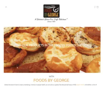 Foodsbygeorge.com(Foods by George) Screenshot