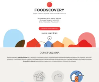 Foodscovery.com(Acquista online specialità autentiche regionali) Screenshot