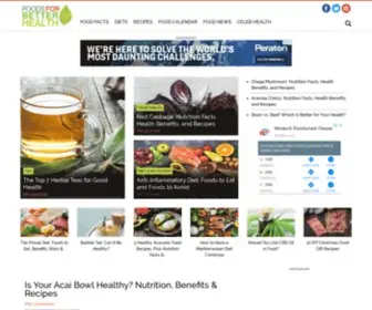 Foodsforbetterhealth.com(Food News) Screenshot