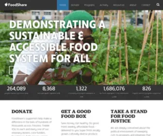 Foodshare.net(Good Healthy Food for All) Screenshot