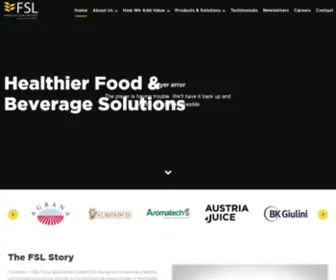 Foodspecialities.com(Food and Beverage Ingredients Supplier Middle East & Africa) Screenshot