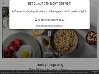 Foodspring.ch(Foodspring®) Screenshot