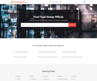 Foodstampoffice.org(Find Food Stamp Offices) Screenshot