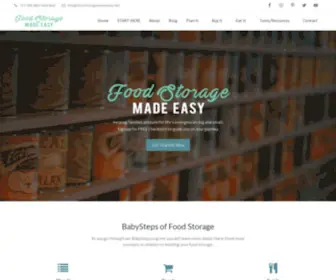 Foodstoragemadeeasy.net(Food Storage Made Easy) Screenshot
