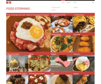 Foodstorming.com(Food Storming) Screenshot