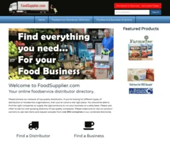 Foodsupplier.com(Foodsupplier) Screenshot