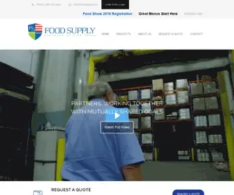 Foodsupply.com(Food Supply Inc) Screenshot
