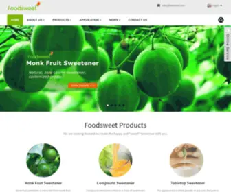 Foodsweet.com(Foodsweet Co) Screenshot