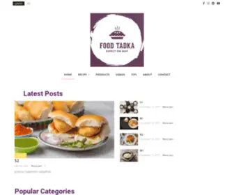 Foodtadka.com(My WordPress Blog) Screenshot