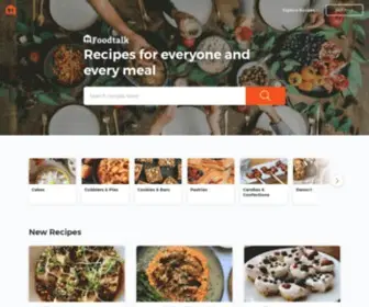 Foodtalkdaily.com(Recipes for everyone and every meal) Screenshot