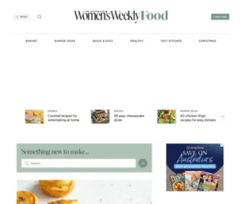 Foodtolove.com.au(Women's Weekly Food) Screenshot