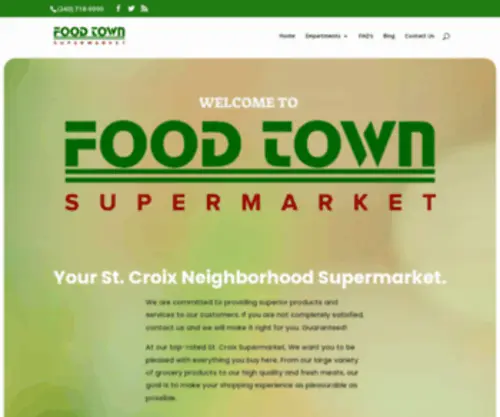 Foodtownvi.com(Food Town) Screenshot
