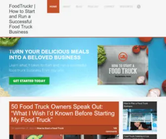 Foodtruckr.com(How to Start and Run a Successful Food Truck Business) Screenshot
