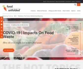 Foodunfolded.com(Foodunfolded) Screenshot