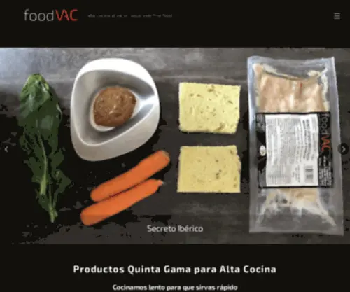Foodvac.es(Productos Quinta Gama para Alta Cocina) Screenshot