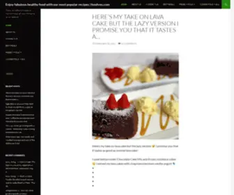 Foodves.com(Enjoy fabulous healthy food with our most popular recipes) Screenshot