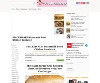 Foodwanderer.com(Foodwanderer) Screenshot