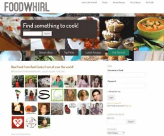 Foodwhirl.com(Creative, Healthy Cooking for Modern Life) Screenshot