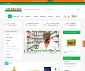 FoodWorld.co.zw(Food World Zimbabwe) Screenshot