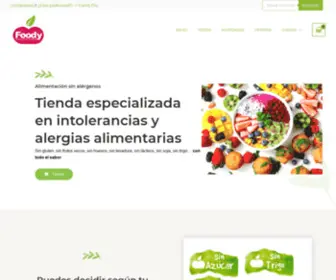 Foody.es(Tienda especialista para Intolerancias y Alergias alimentarias) Screenshot