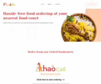 Foodzic.com(Food court Partner) Screenshot