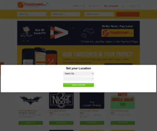Foodzoned.com(Online Food Home Delivery) Screenshot