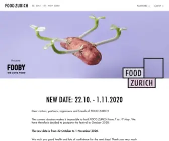 Foodzurich.com(FOOD ZURICH) Screenshot