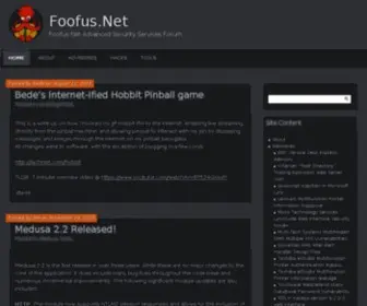 Foofus.net(Advanced Security Services Forum) Screenshot